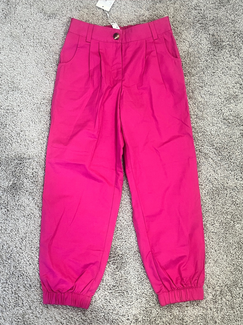 Halara Mid Rise Casual Joggers with Pockets Sz XS Pink - Picture 3 of 6